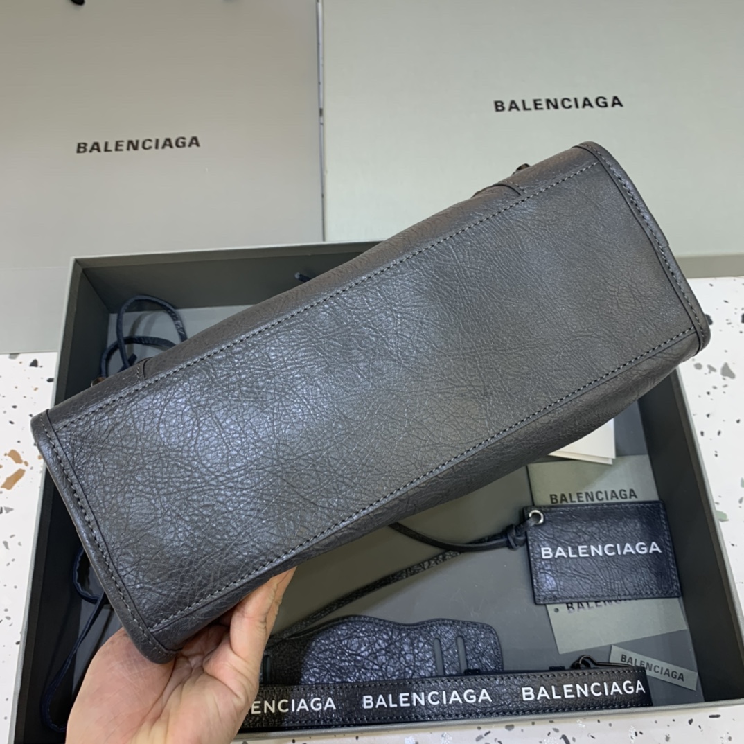 Balenciaga Classic City Small Handbag Shoulder Bag Dark Gray